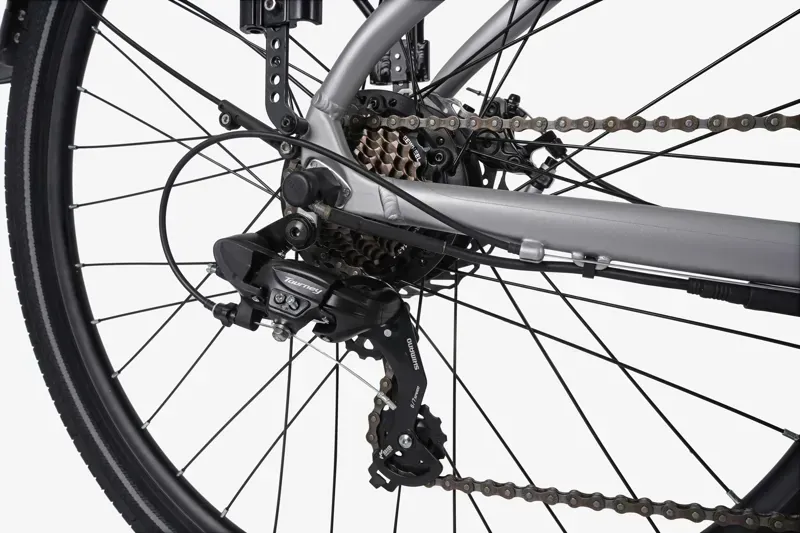 Falcon Horizon Low Step Electric Hybrid In Silver-4