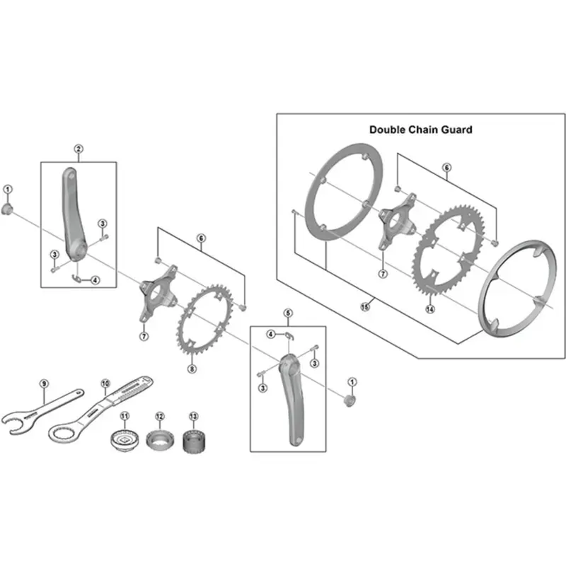 Shimano Spare FCM580 Security Plate-1