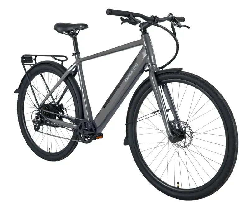 Dawes Scenic Crossbar Electric Hybrid Bike In Dark Grey-1