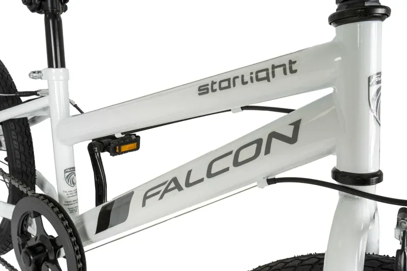 Falcon Starlight 20Inch wheel Kids bike in White-3