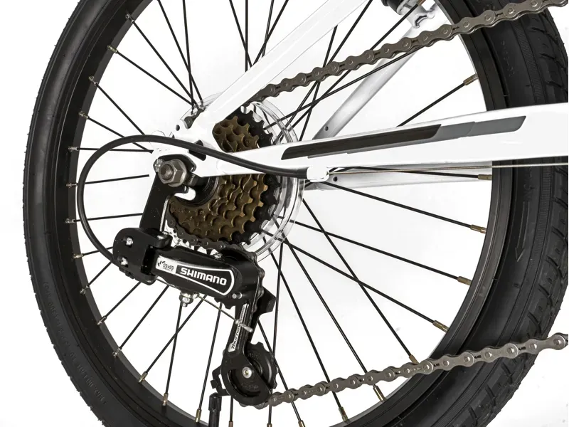 Falcon Starlight 20Inch wheel Kids bike in White-2