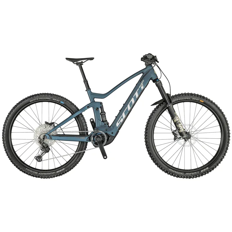 2021 Scott Genius eRIDE 920 Electric Mountain Bike in Blue