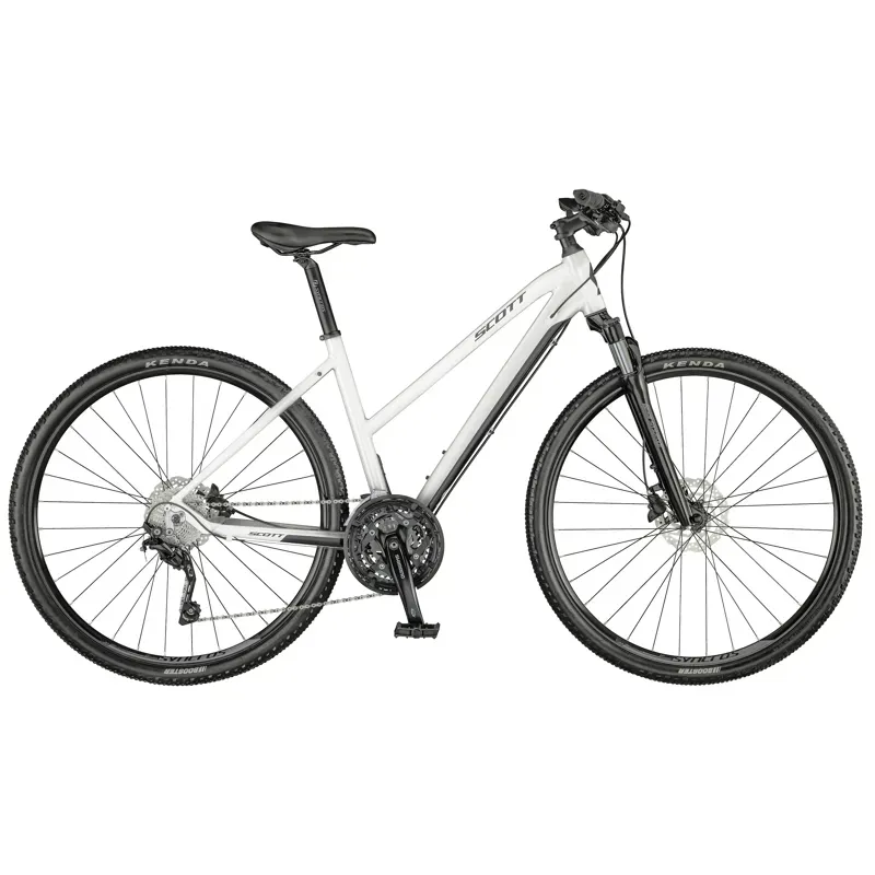 2021 Scott Sub Cross 20 Womens Hybrid Bike in White