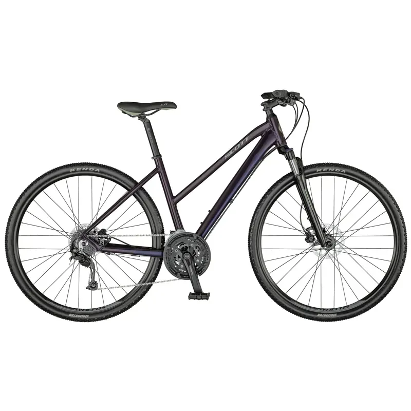 2021 Scott Sub Cross 30 Womens Hybrid Bike in Purple