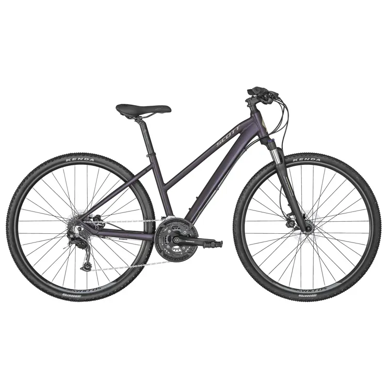 2022 Scott Sub Cross 30 Women's Hybrid Bike in Purple