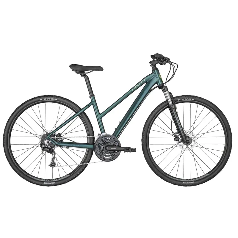 Scott Bike Sub Cross 40 Womens Hybrid Bike in Green