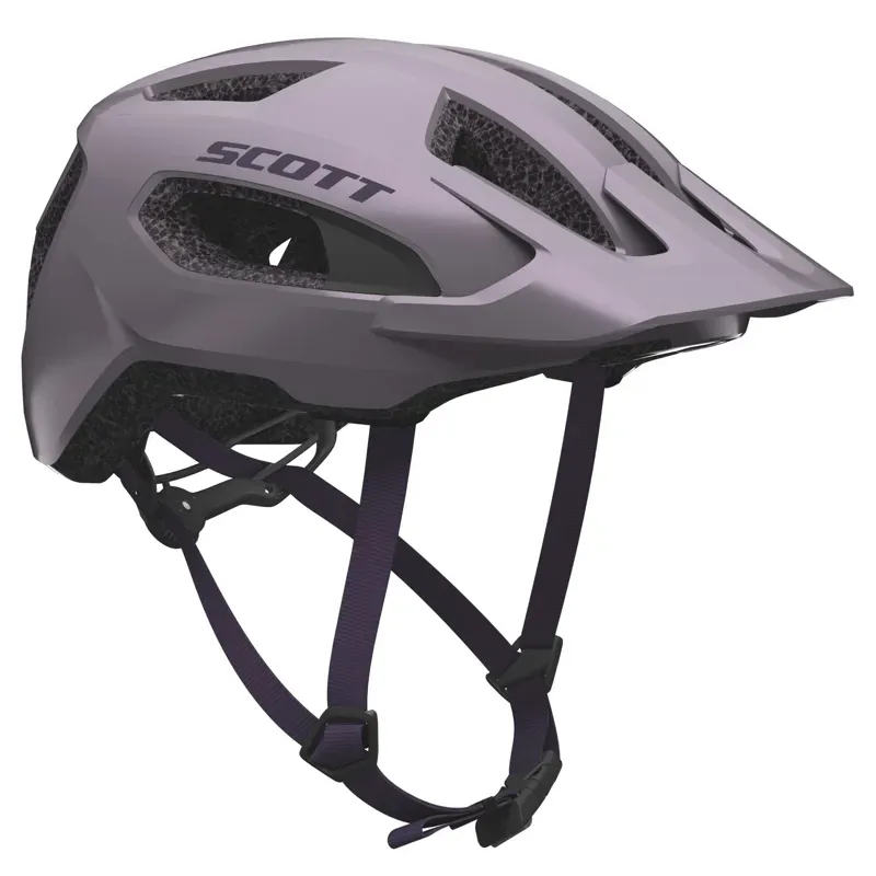 Scott Supra CE Helmet in Silver Purple