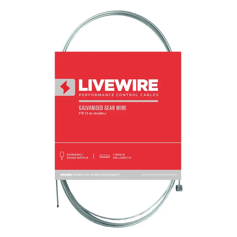 Oxford LiveWire Galvanised 1.2mm X 2300mm Gear Wire