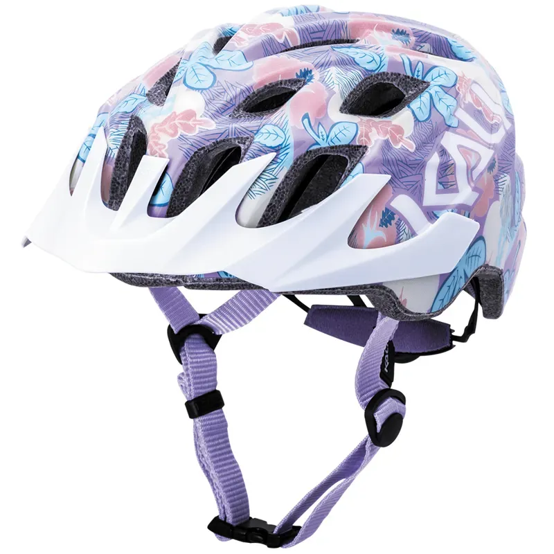 Kali Chakra Flora Youth Helmet in Pink