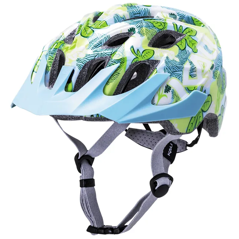 Kali Chakra Flora Youth Helmet in Green