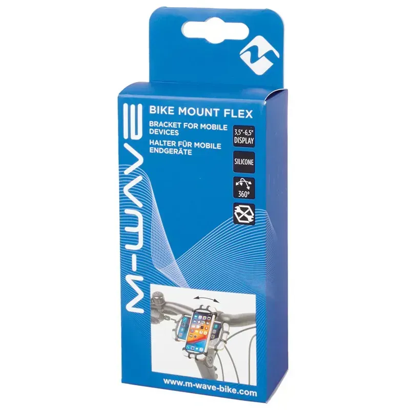 M-Wave Flex Phone Mount Smartphone Bracket in Black-3