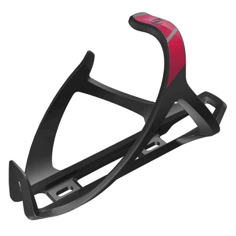 Syncros Tailor Cage 2.0 Left Bottle Cage in Black/Berry Red