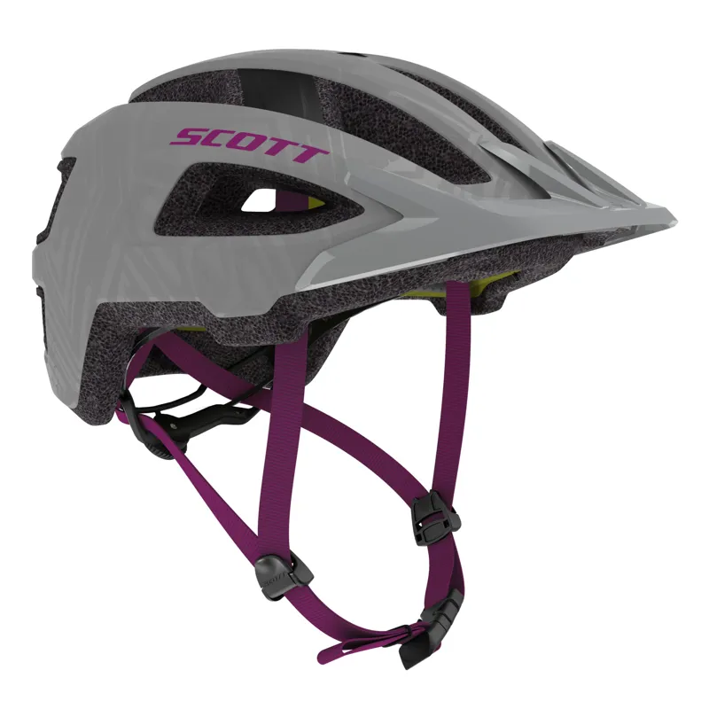 2020 Scott Groove Plus Bicycle Helmet CE in Grey/ultra Violet