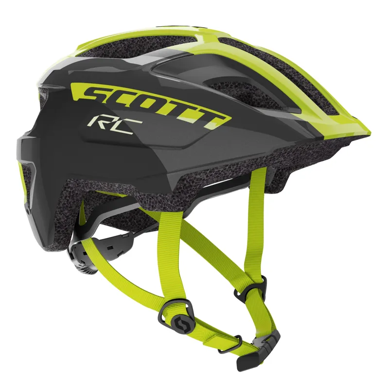 2020 Scott Spunto Junior Helmet Plus CE in Black/Yellow RC one size