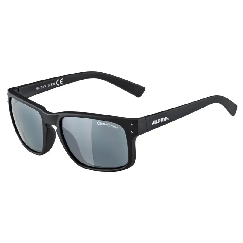 Alpina Kosmic Mirror Lens Sunglasses in Black