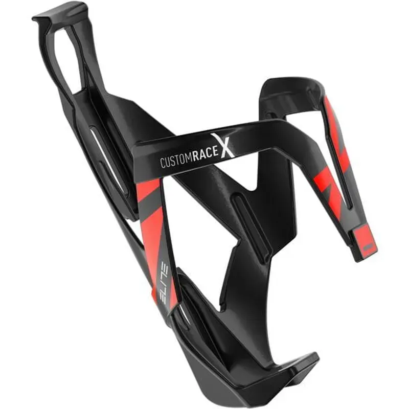 Elite Custom Race X Resin Bottle Cage in Black/Red