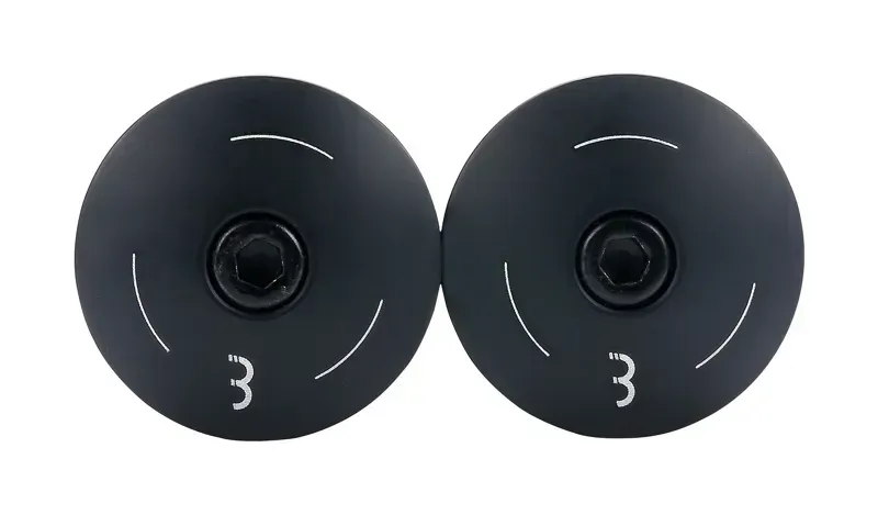 BBB ScrewOn Alu Bar End Caps In Black-2