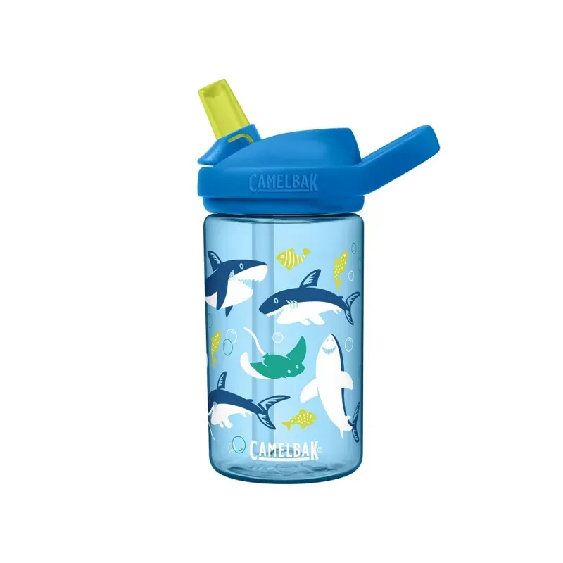 2021 Camelbak Eddy+ Kids 400ml Bottle in Sharks and Rays