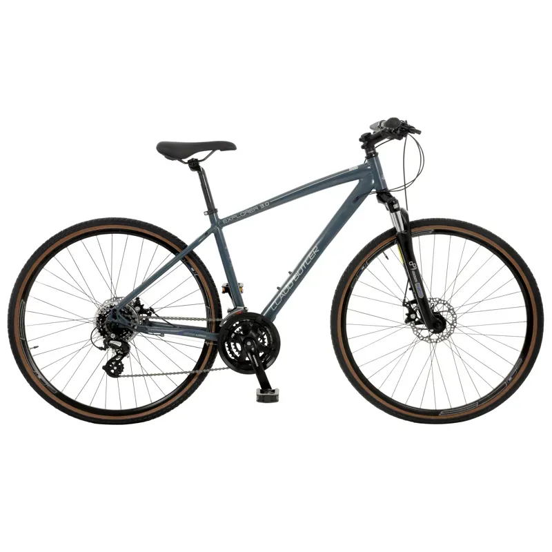 Claud Butler Explorer 3.0 Hybrid Bike in Grey