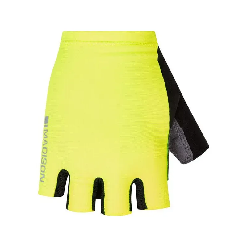 NI - Madison Freewheel Mitts in HiViz Yellow