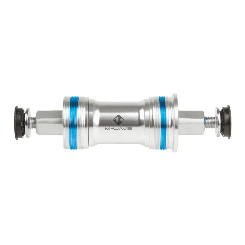 M-Wave Carousel BB BSA SQ 113.5mm Bottom Bracket in Silver