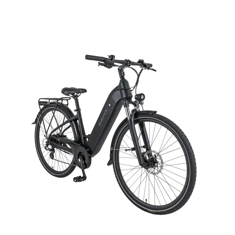 Dawes Spire 1.0 Low Step Electric Hybrid Bike in Black-1