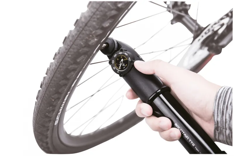 Topeak Mountain TT Twin Turbo Mini Pump in Black-1