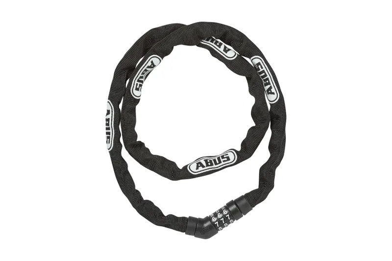 Abus Steel-O-Chain 4804C Combination Bicycle Lock in Black