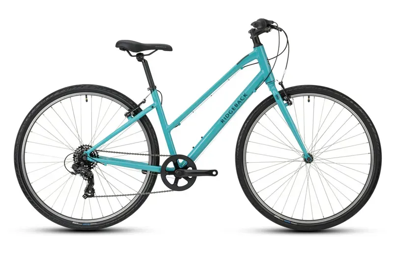 2021 Ridgeback Comet Open Frame Hybrid Bike in Green