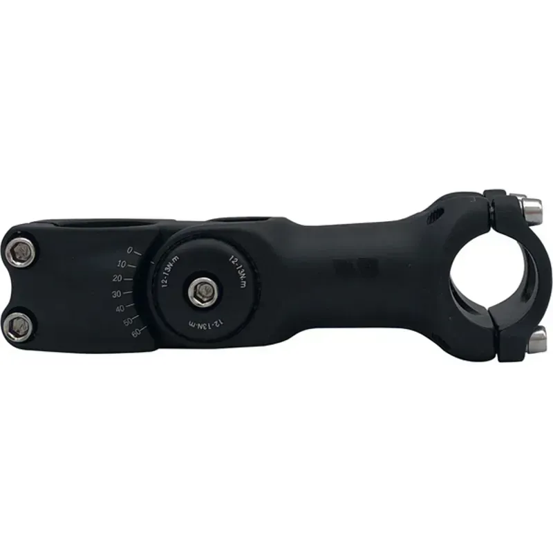 M Part Adjustable A-head 25.4mm 4 Bolt Stem in Black-1