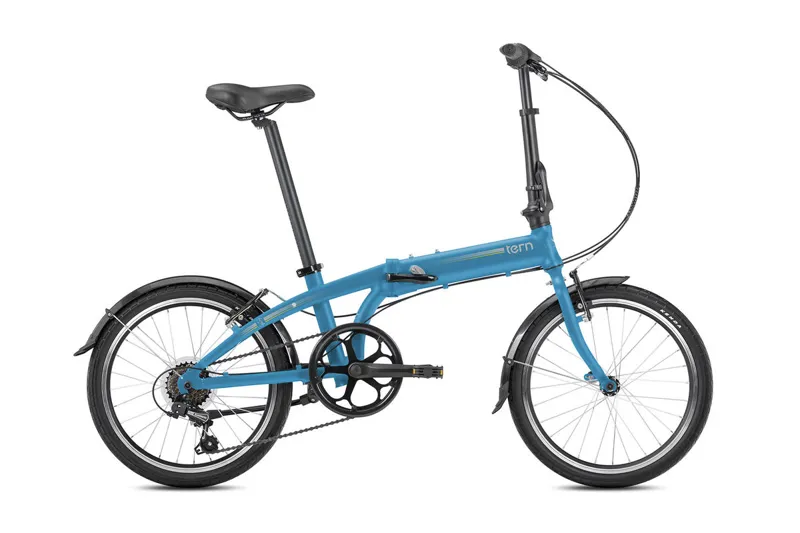 2020 Tern Link A7 20 Inch Wheel Folding Bike in Blue