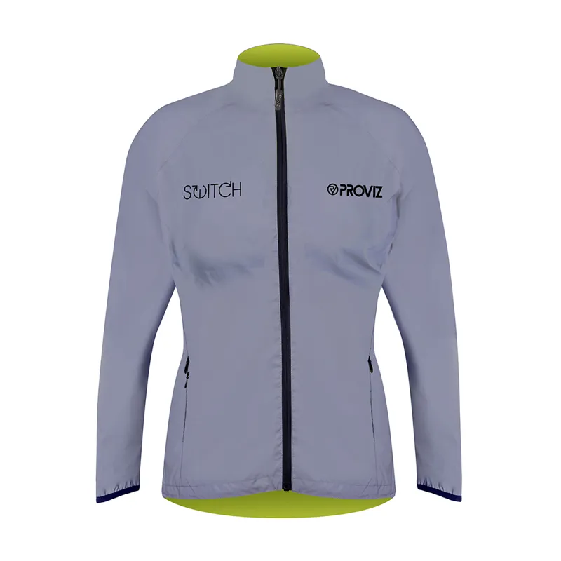 Proviz Switch Womens Waterproof Jacket in Silver/Yellow