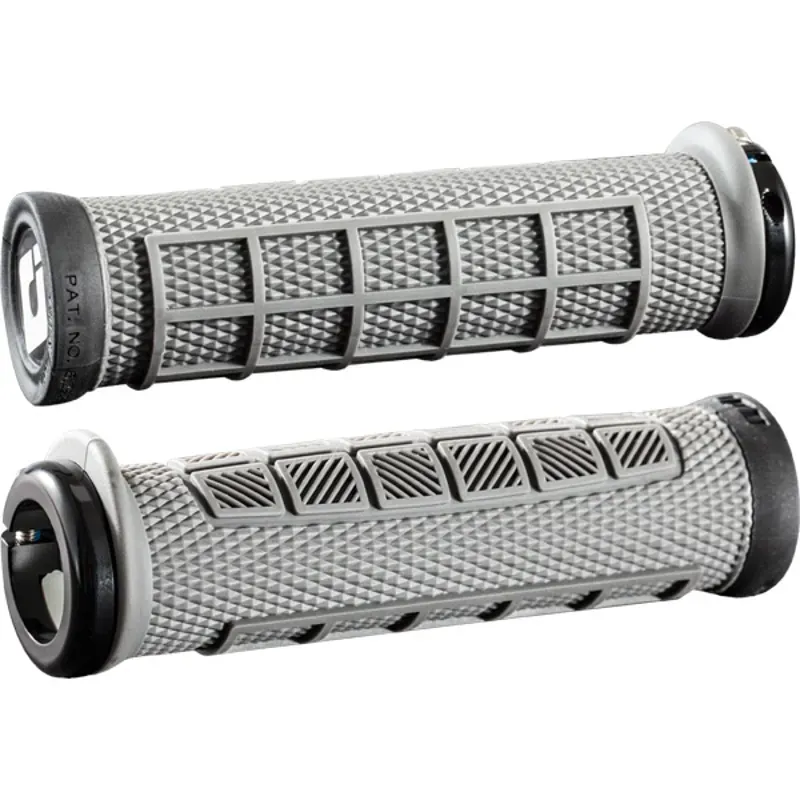 Odi Elite Pro Mountain Bike 130mm Lock On Grips in Grey