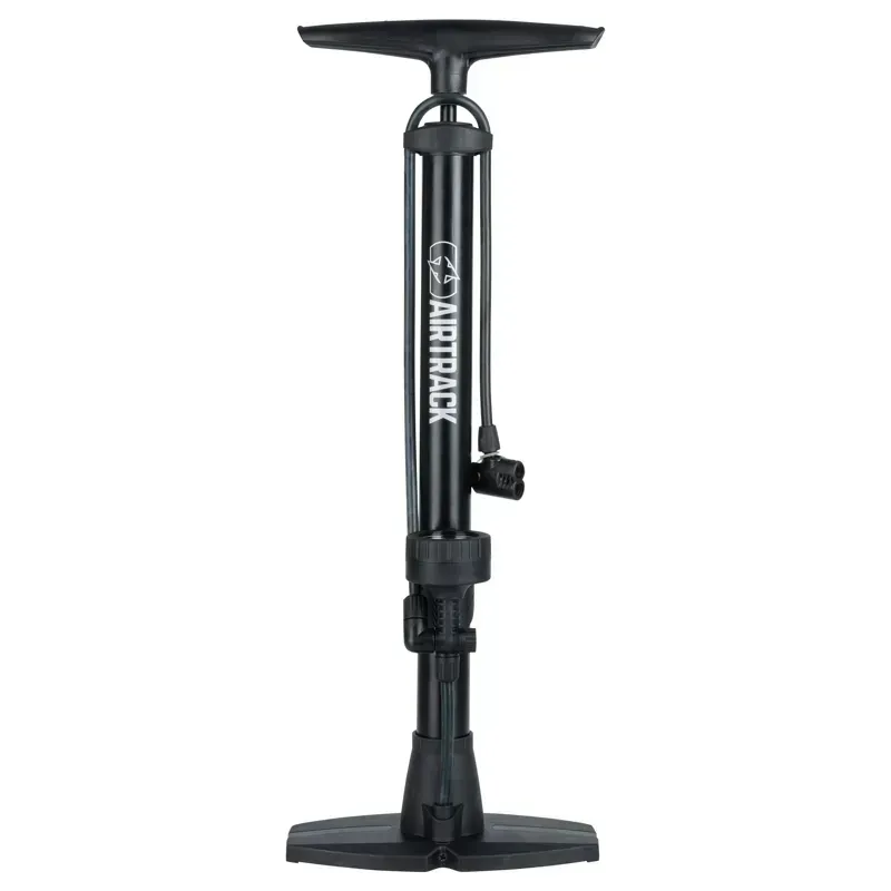 Oxford Airtrack Lite Floor Pump w/ Pressure Gauge in Black