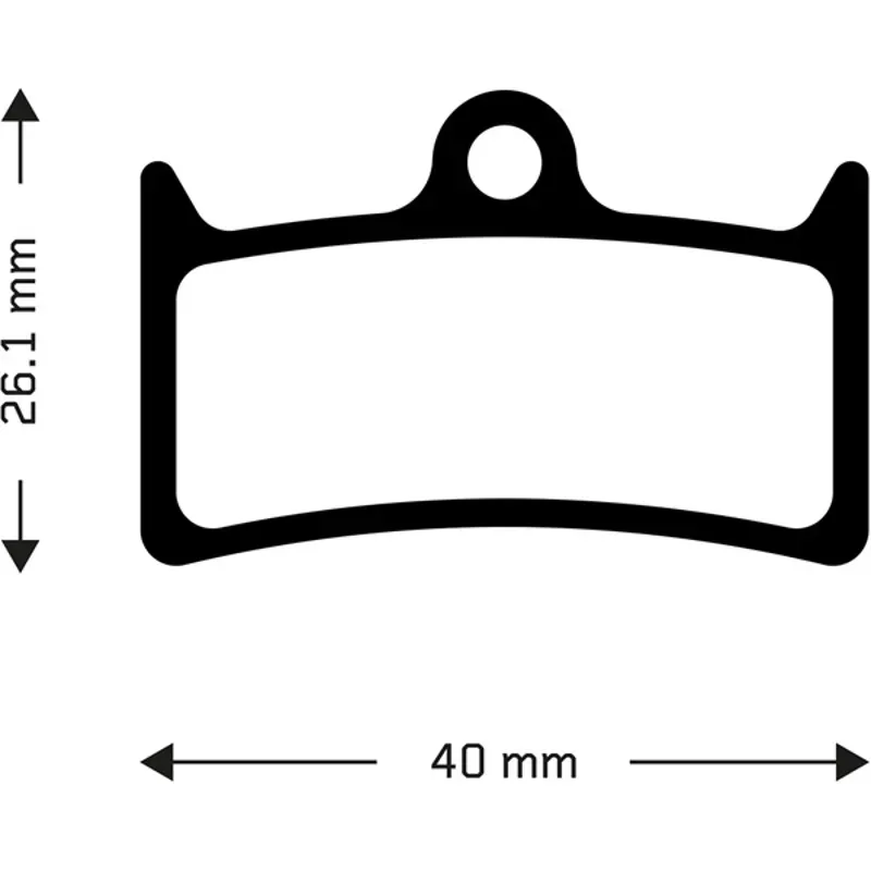 Aztec Hope V4 Organic Disc Brake Pads In Black