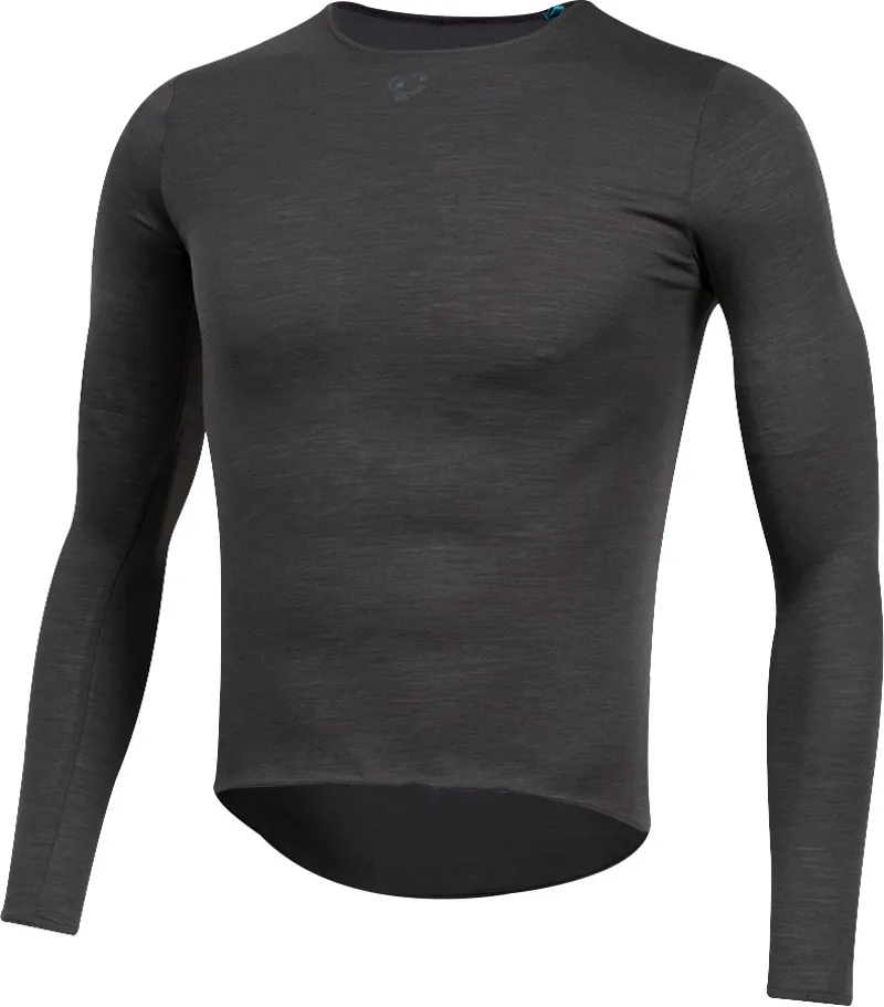 Pearl Izumi Merino Mens Baselayer LS in Black