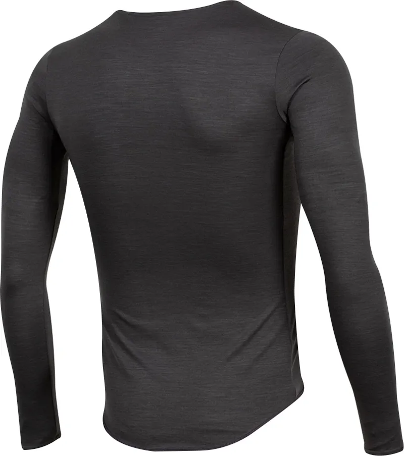 Pearl Izumi Merino Mens Baselayer LS in Black-1