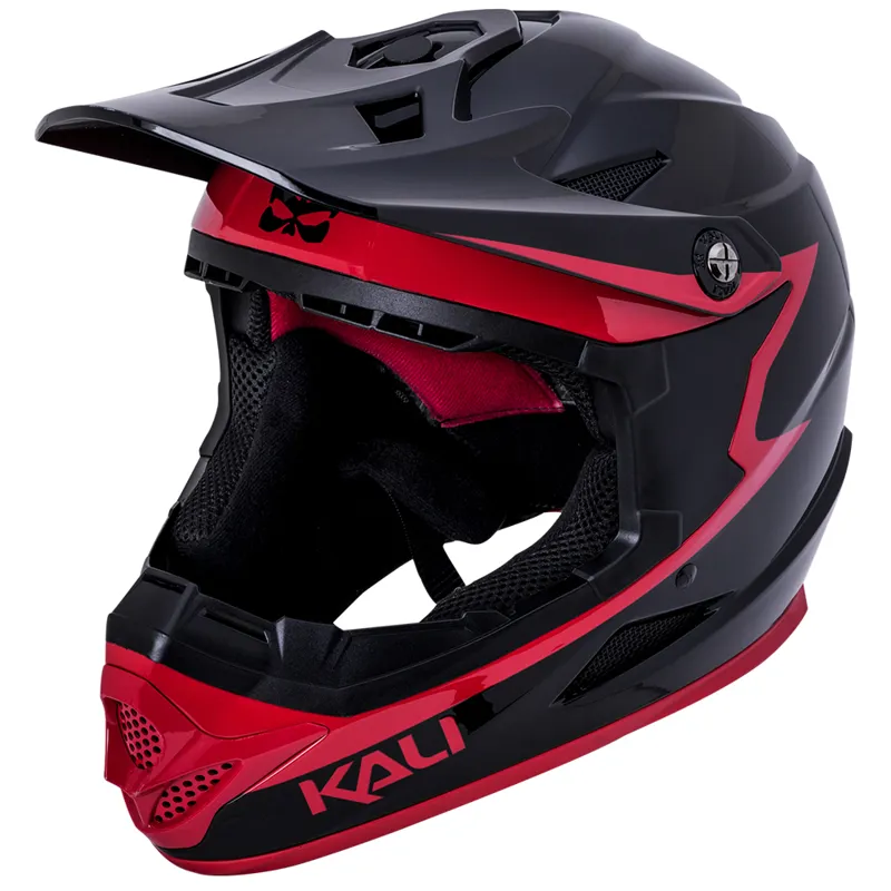 Kali Zoka Grit GLS Black/Red Full Face Large