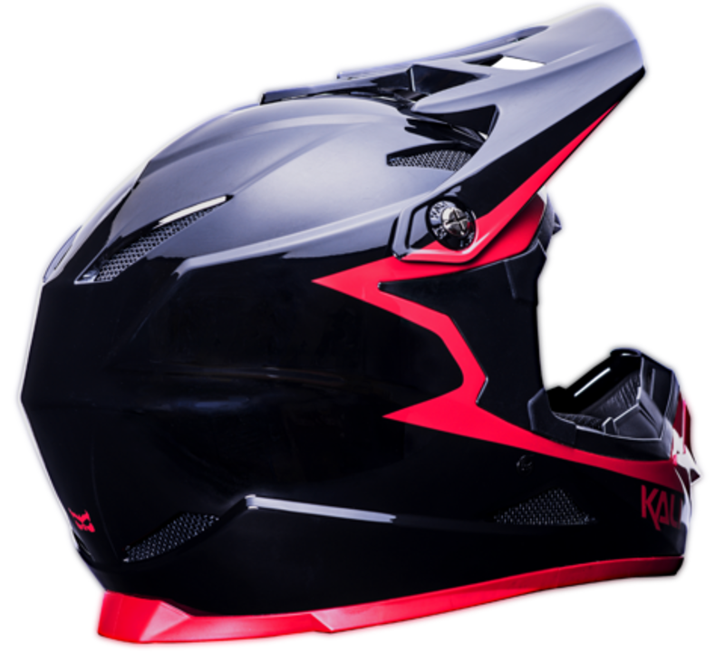 Kali Zoka Grit GLS Black/Red Full Face Med 56-57cm-2