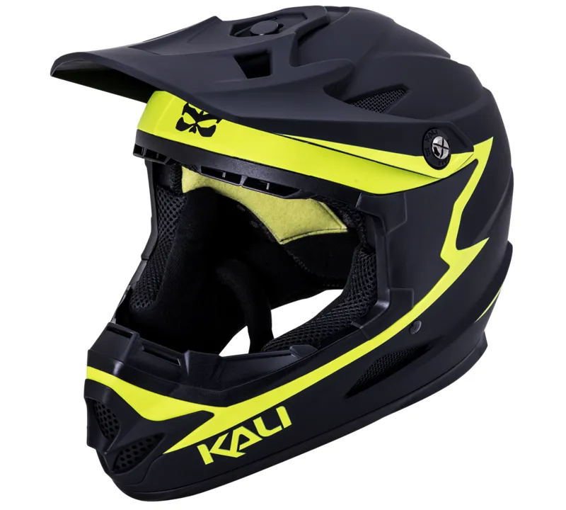 Kali Zoka Reckoning Full Face Mat Blk Fluo Ylw Medium