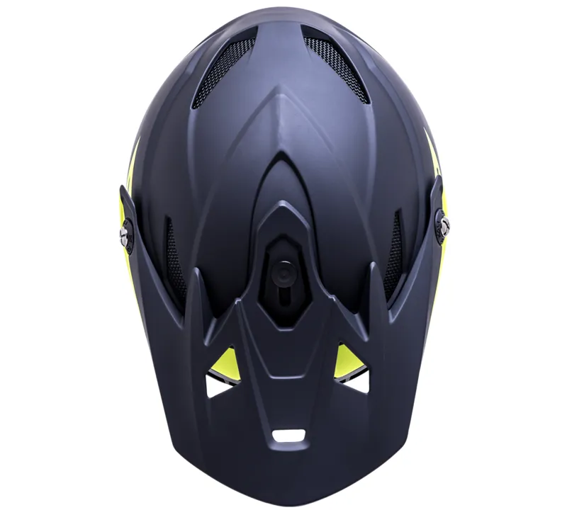 Kali Zoka Reckoning Full Face Mat Blk/Fluo Ylw Medium-2