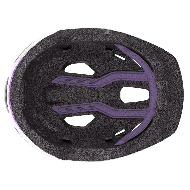 2020 Scott Spunto Junior Bike Helmet in White/purple one size-4