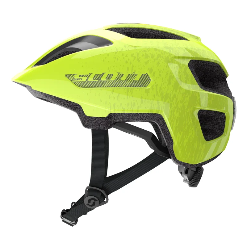 2020 Scott Spunto Junior Bike Helmet in Yellow One Size-4