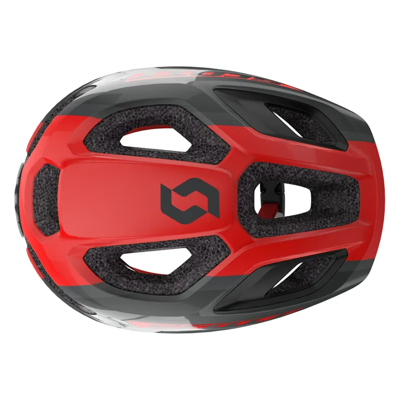 2020 Scott Spunto Junior Bike Helmet in Grey/Red RC one size-1