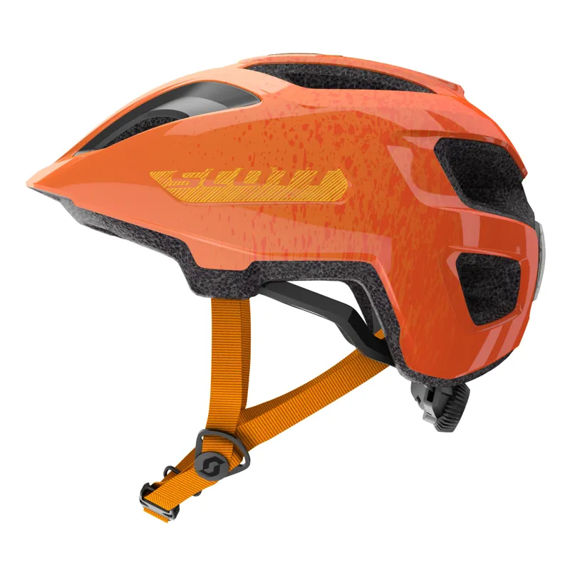 2020 Scott Spunto Junior Bike Helmet in Fire Orange one size-1