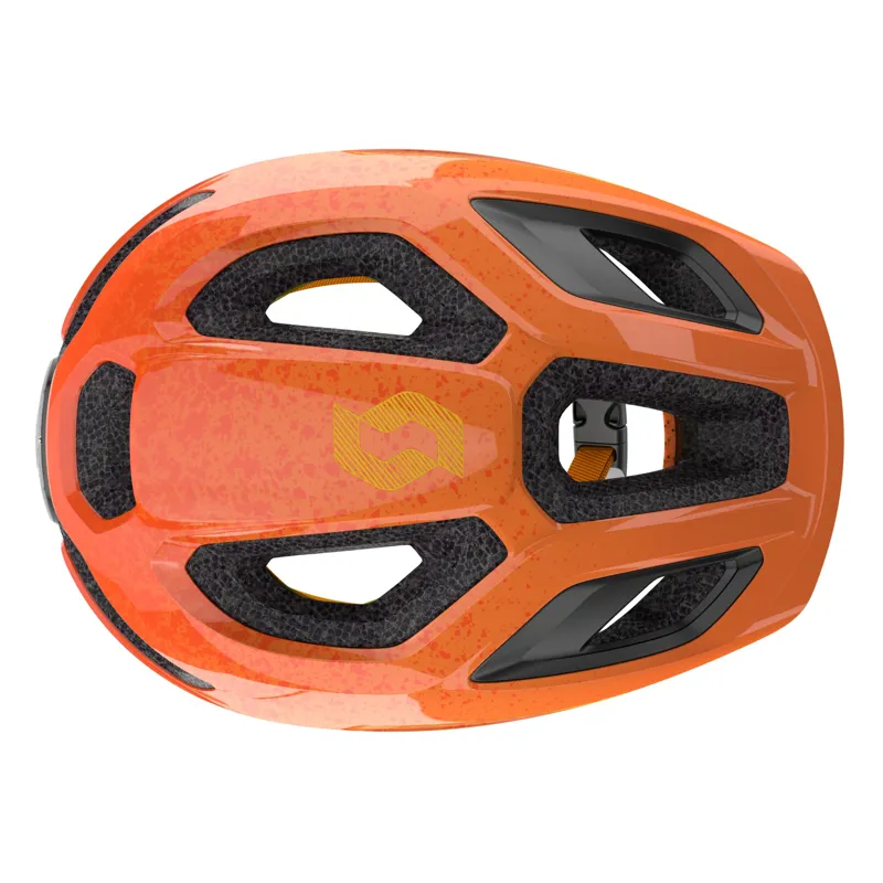 2020 Scott Spunto Junior Bike Helmet in Fire Orange one size-2