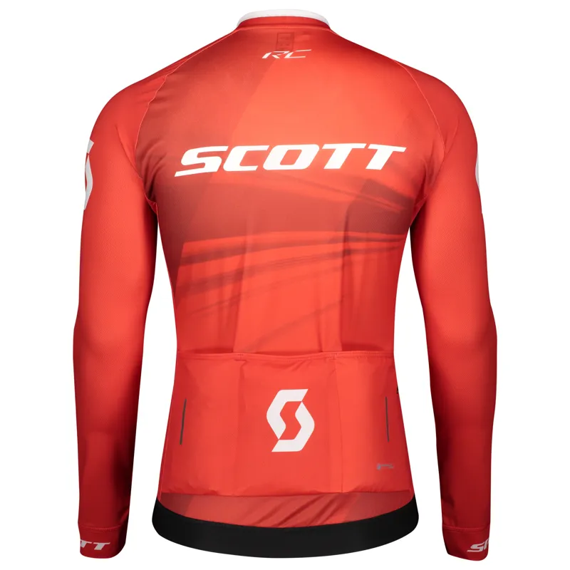 2020 Scott RC Pro L/Sl Cycling Jersey in Red/White-1