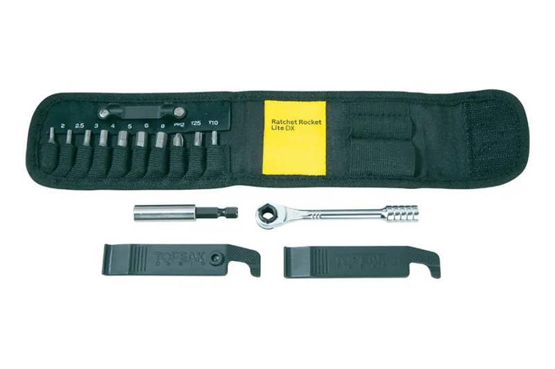 Topeak Ratchet Rocket Lite DX Ratchet Tool Set in Black/Yellow-4
