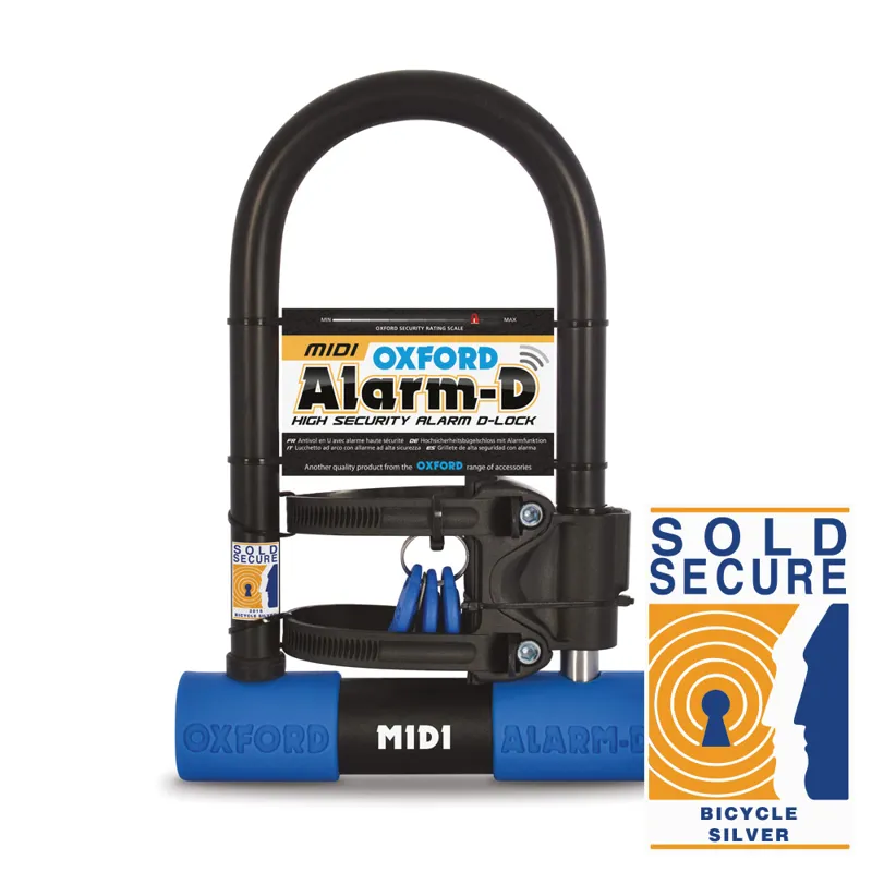Oxford Alarm-D High Security Bicycle D Lock-1