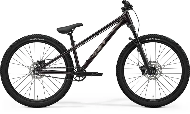 Merida Dirt Jump 500 MTB in Metallic Black Smoked Silver